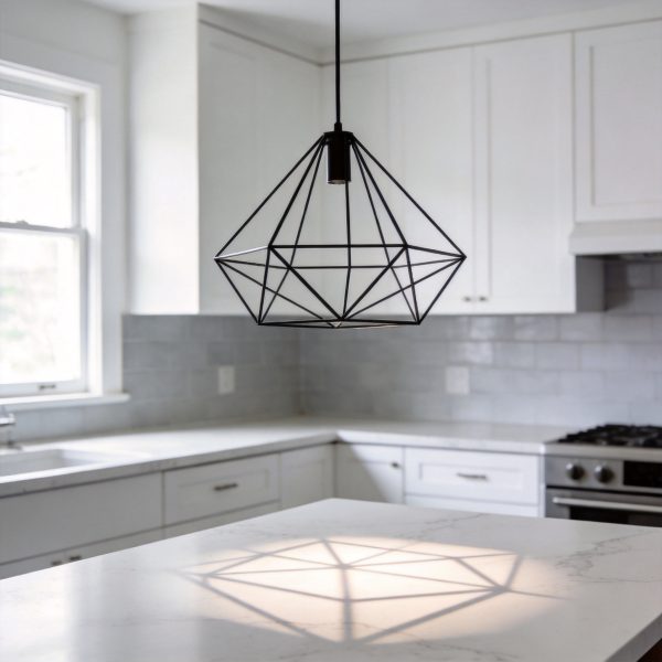 Geometric Metal Pendant Light