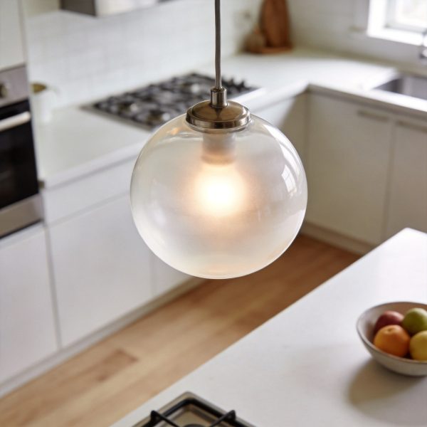 Glass Globe Pendant Light